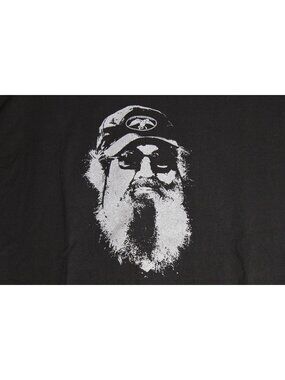 Uncle Si Duck Commander Work Hard Nap Hard Black Tee Shirt Men's XL